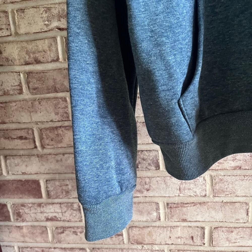 NWOT: Sweatshirt Hoodie Women's M Blue Gray Mountains Outdoors Sunrise (J488) - Picture 5 of 7